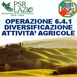 LAZIO PSR DIVERSIFICAZIONE ATTIVITA AGRICOLE