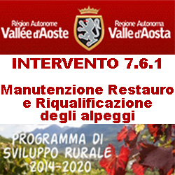 VALLE DaOSTA INTERVENTO 761 RIQUALIFICAZIONE DEGLI aLPEGGI