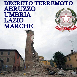 DECRETO TERREMOTO